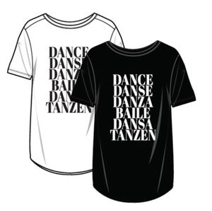 New Capezio Men’s DANCE Crew Neck Tee T-Shirt - Medium